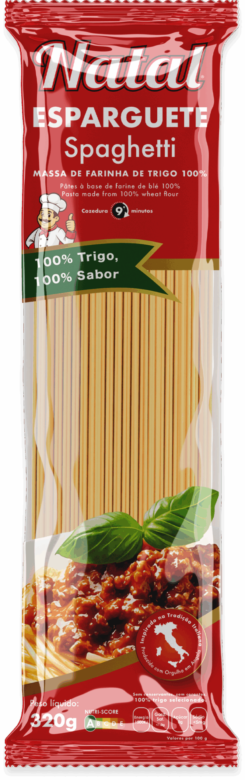 Natal Massa de Trigo (Spaghetti)